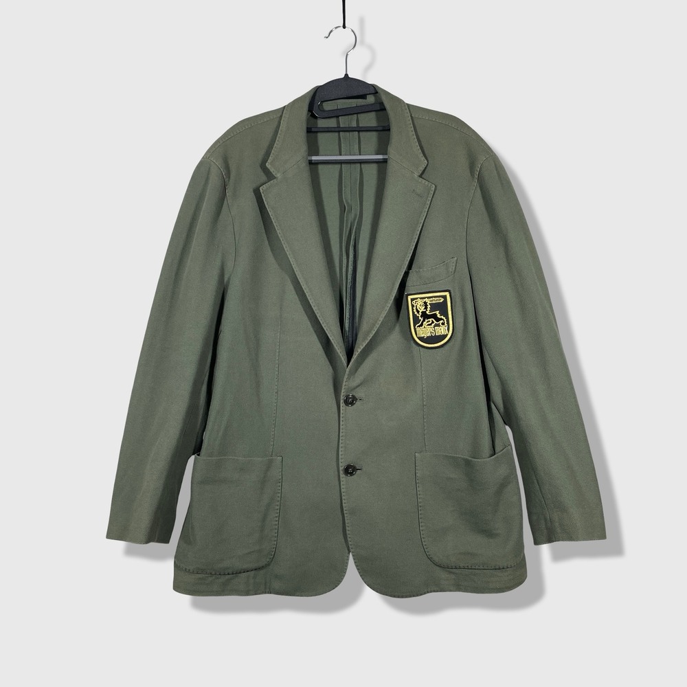 Todd Snyder Sport Coat Mens 46R Green Military Academic Blazer Designer Retro